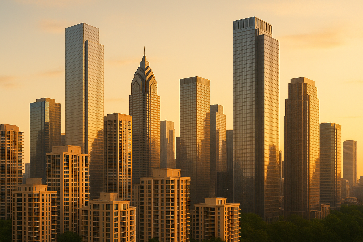 image of farmland with sunrise (for a agricultural services)